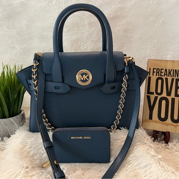 Michael Kors Handbags - 🎉HP🎉 Michael Kors Saffiano Leather Carmen Satchel Handbag